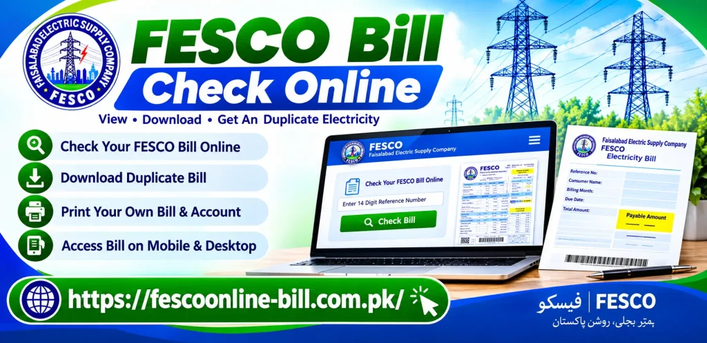 FESCO Bill Check Online
