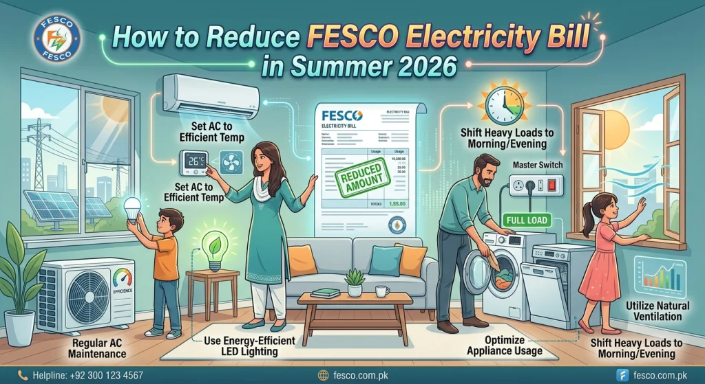 How to reduce FESCO Electricity Bill in summer 2026